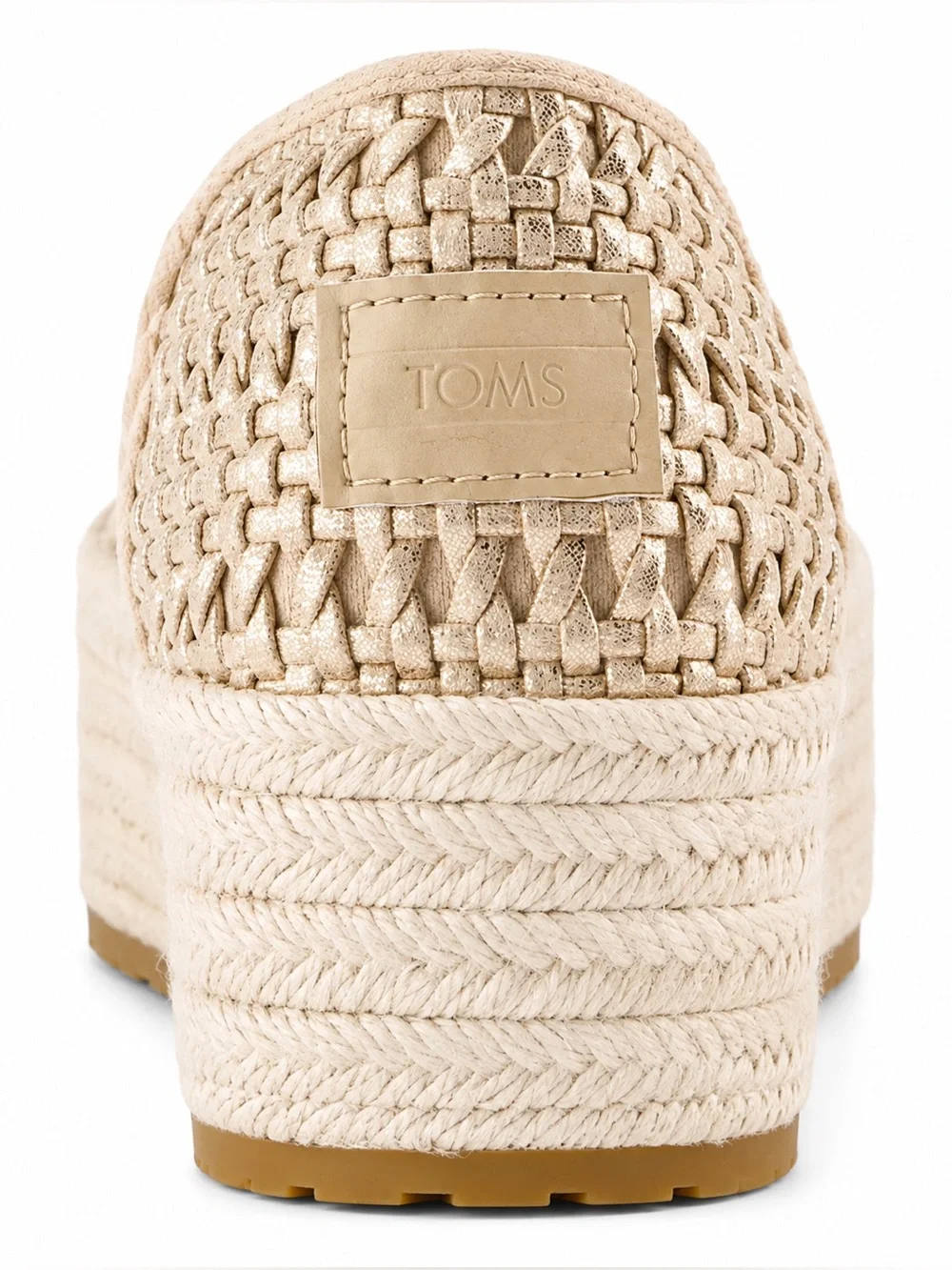 TOMS Women's Valencia Slip-On Platform Espadrille Size 7.5 NIB